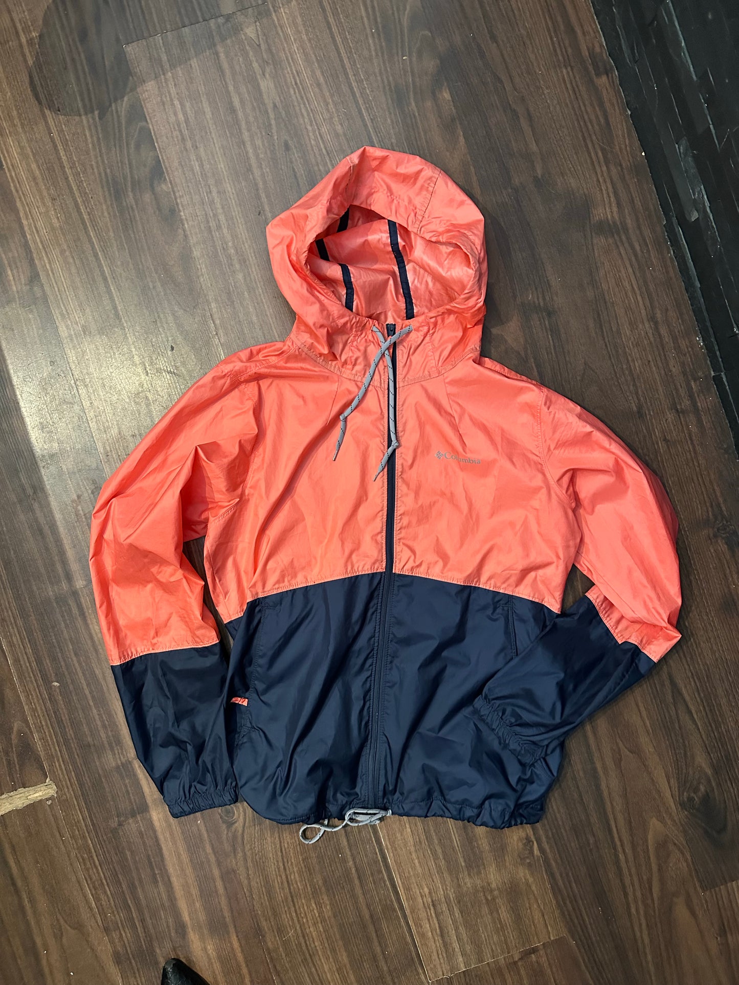 Windbreaker-Jacke Herren (M Damen) Columbia rosa marineblau