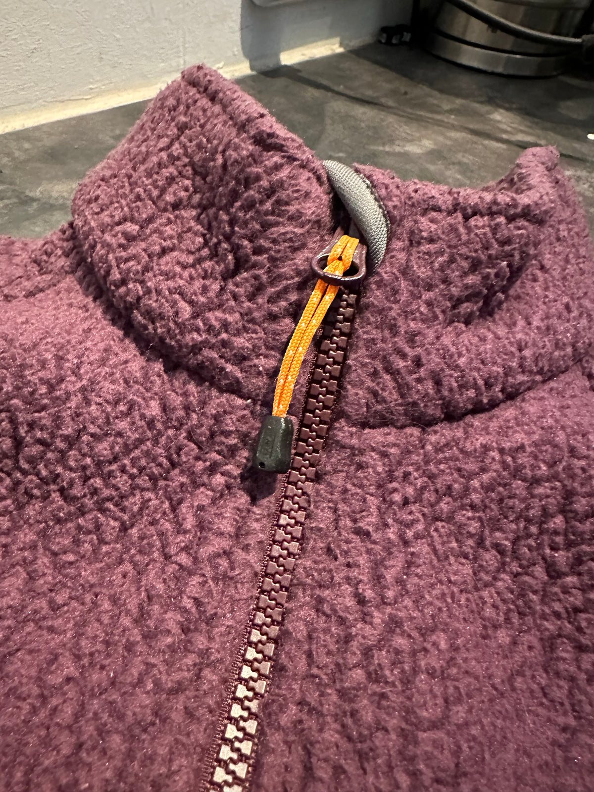 Fleeceweste Mountain Equipment (M Damen) Strickoptik lila