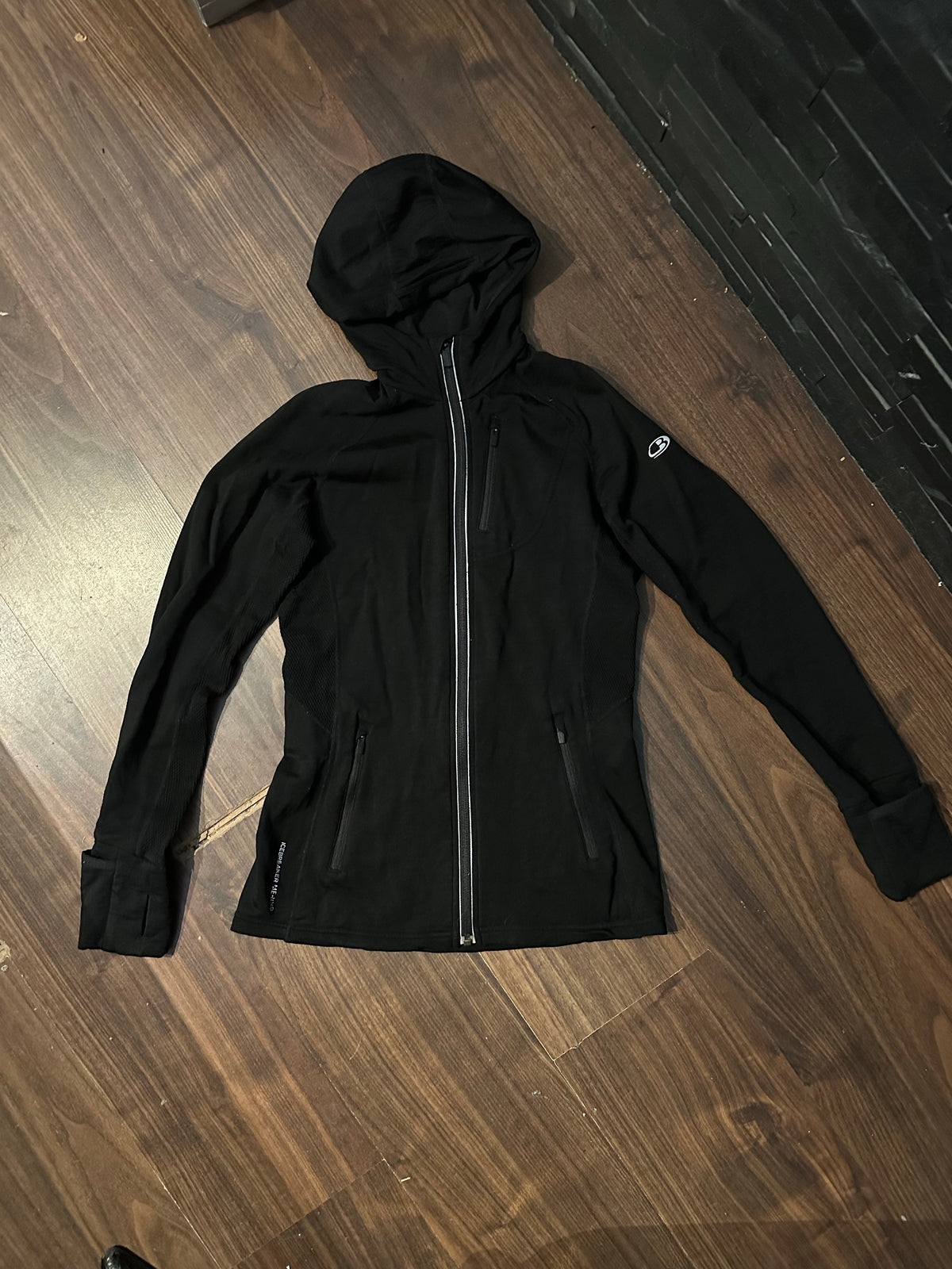 Zip Jacke Icebreaker pure Merino gt (Damen S) schwarz