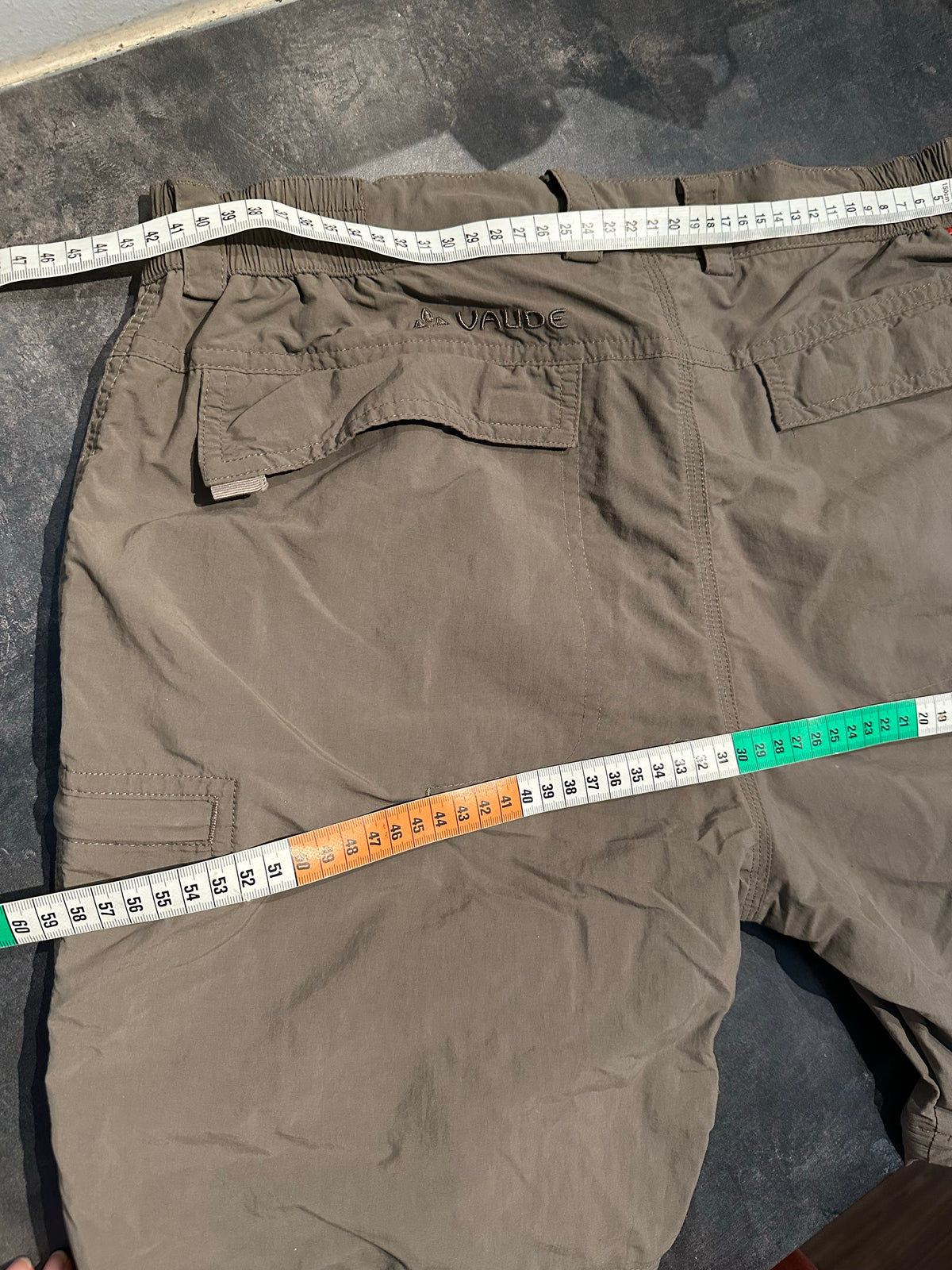 Zip Off Hose von Vaude (Herren L) 2in1 Trekkinghose khaki