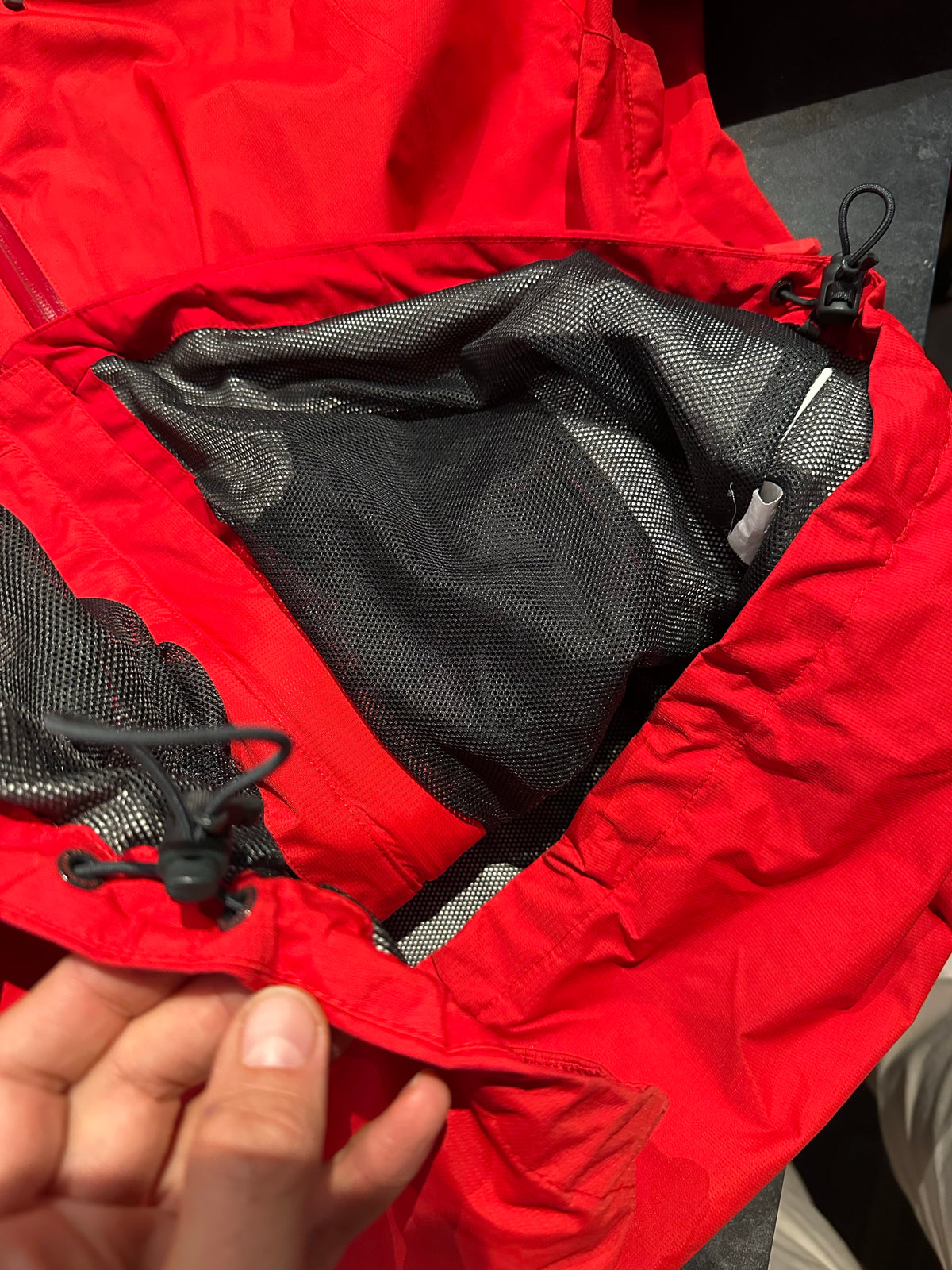 Regen Jacke Mammut (XL Herren) 3-lagig rot wasserdicht