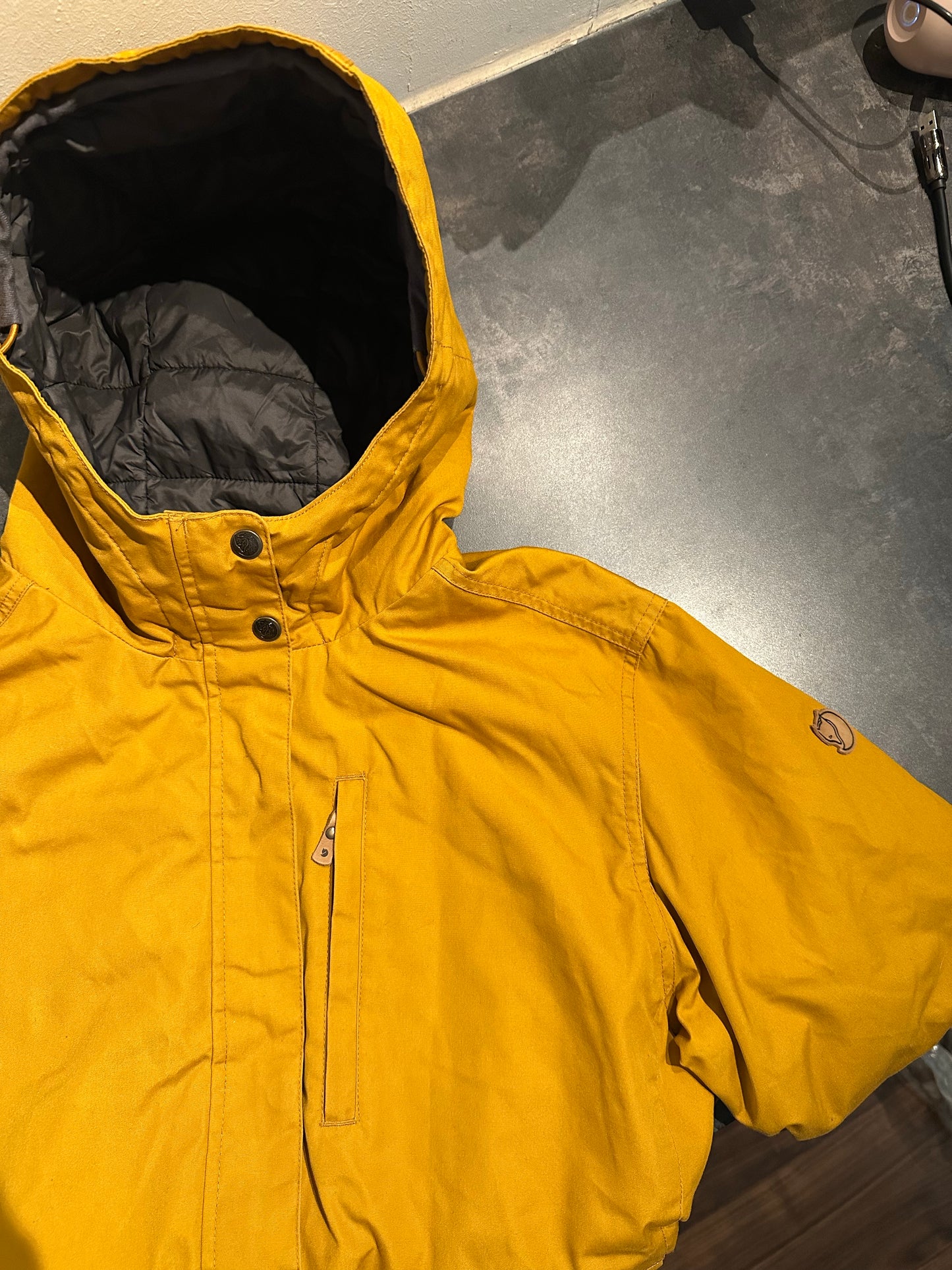 Jacke von Fjällräven (XL Damen) Kiruna Parka Mantel gelb