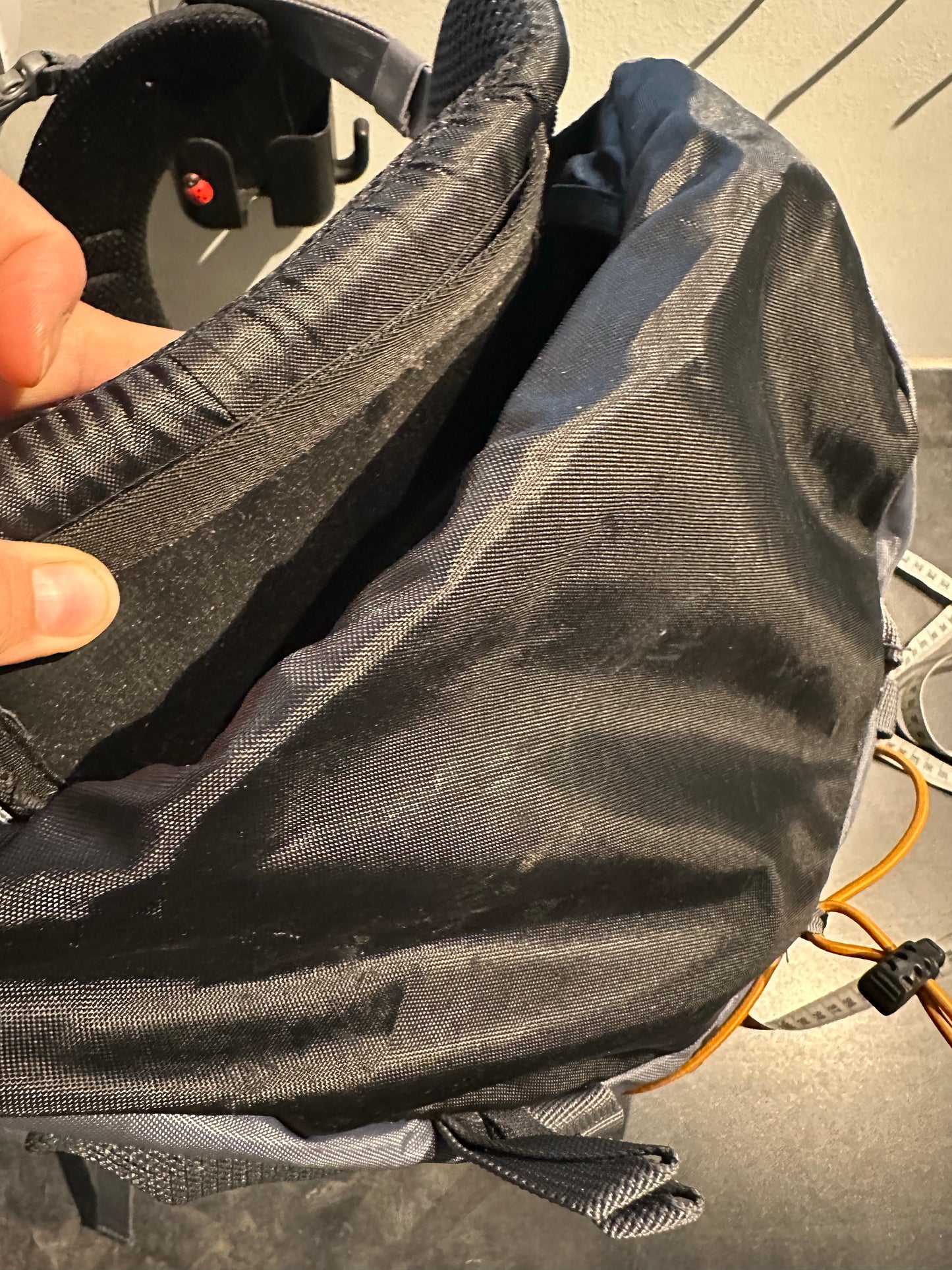 Rucksack von Salewa 28 Liter gelb grau