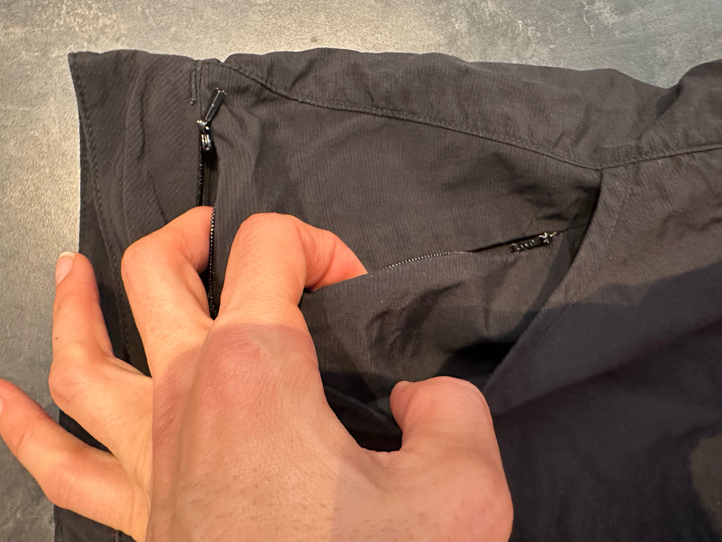 2-in-1 Hose Mammut (XL Damen) Zip-Off wasserabweisend schwarz