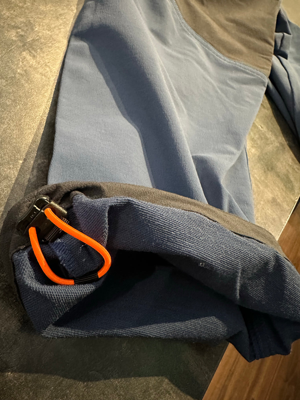 Leichte Softshell Hose Ortovox Merino (L Herren) blau
