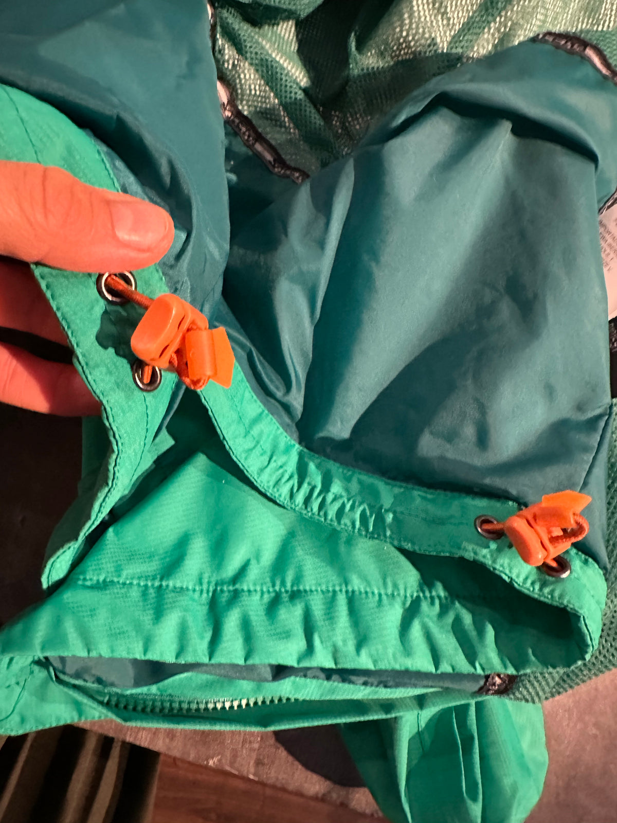 Regen Jacke Salewa PowerTex (L Damen) wasserdicht türkis