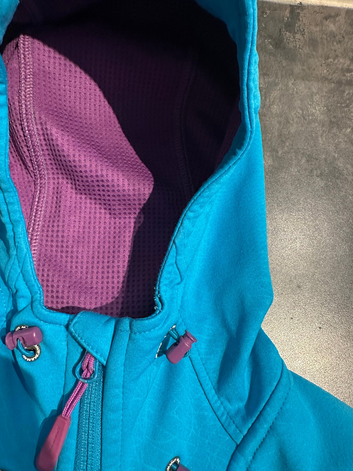 Jacke Mammut (M Damen) Windstopper Softech blau