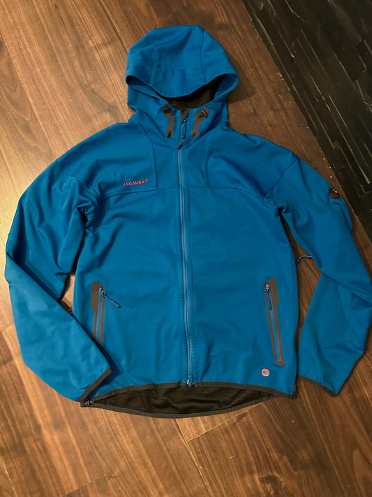 Softshell Jacke Mammut (L Herren) windstopper blau