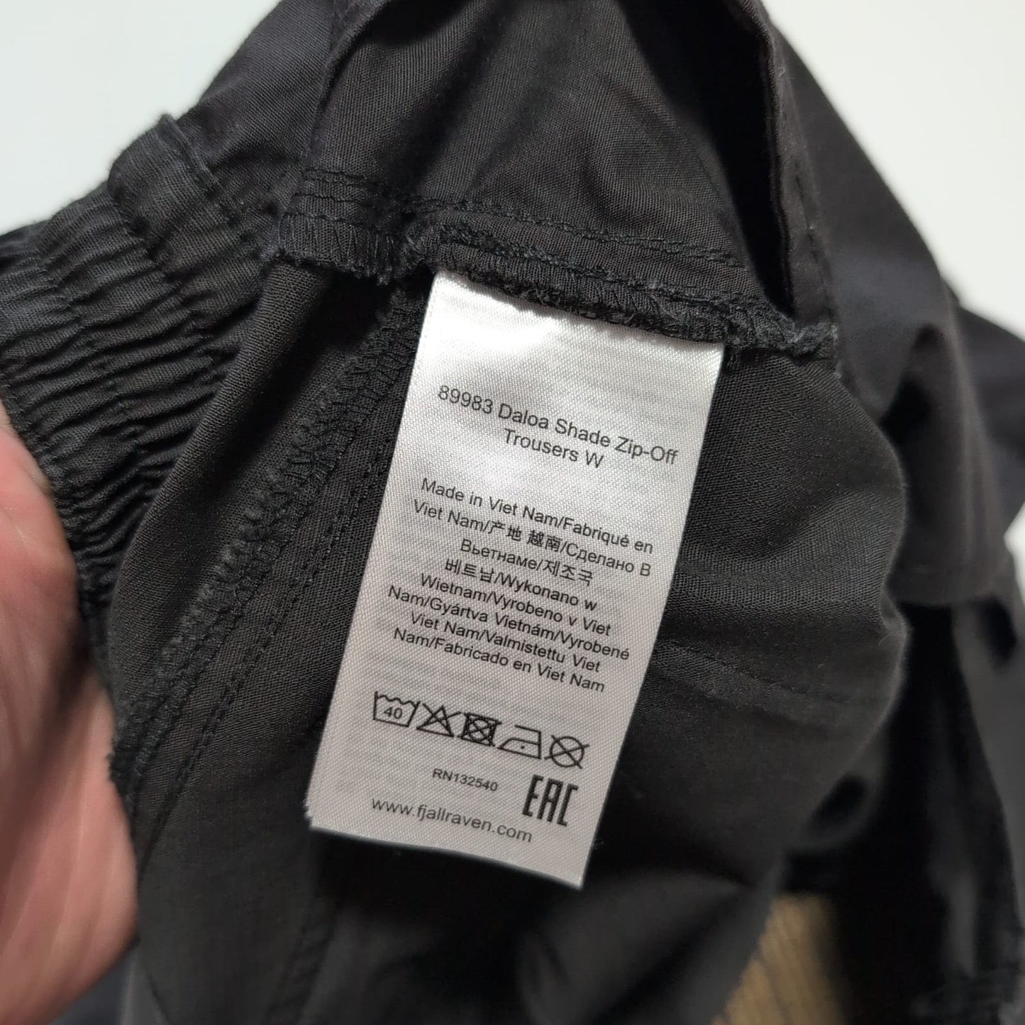 2in1 Hose Fjällräven (Damen M ) Zip Off grau
