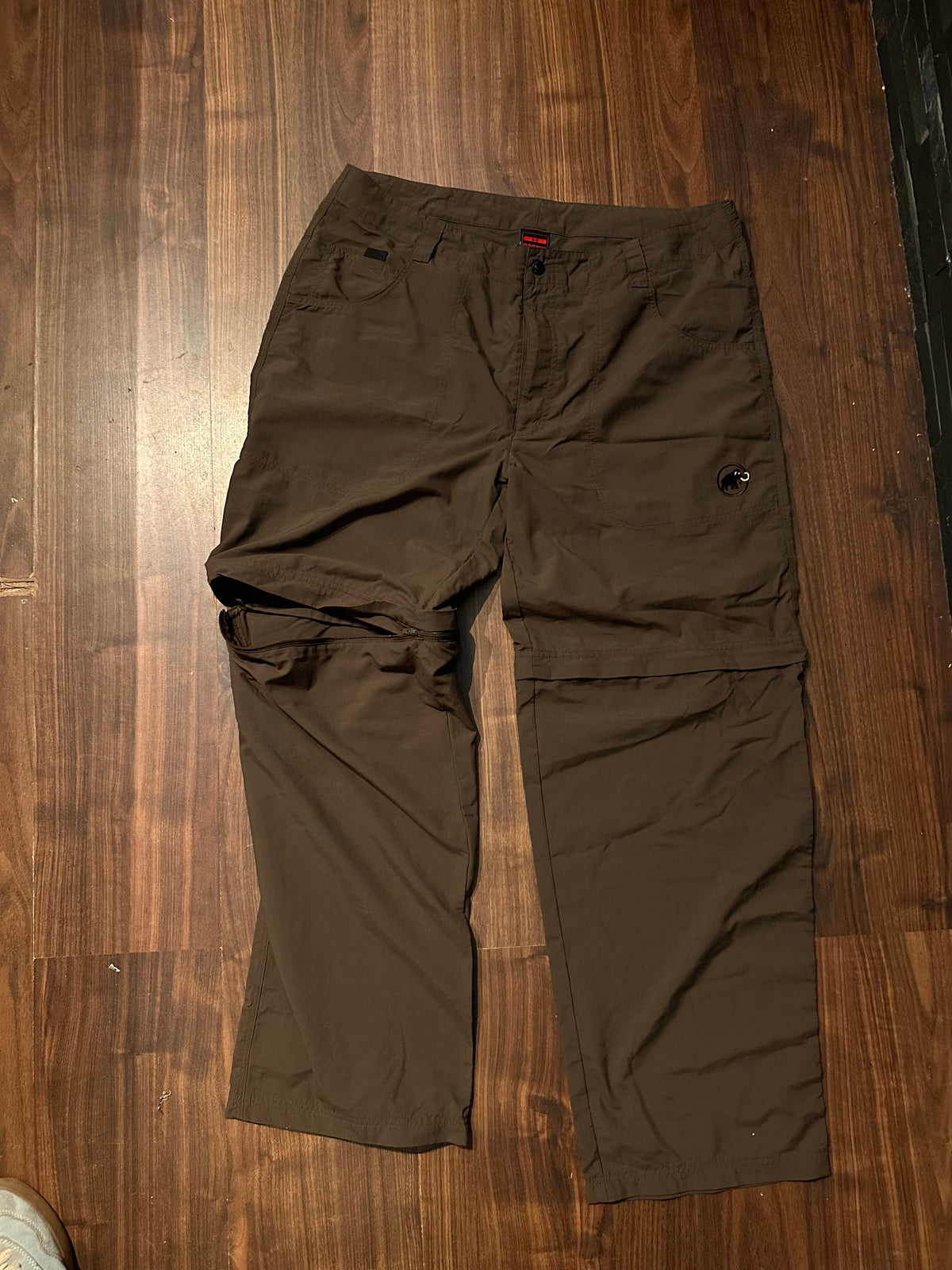 2 in 1 Hose von Mammut (Herren XXL) Zip Off braun
