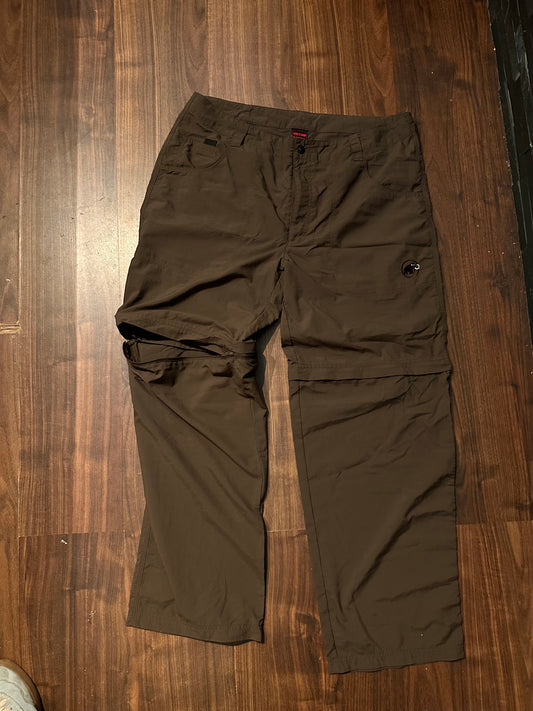 2 in 1 Hose von Mammut (Herren XXL) Zip Off braun