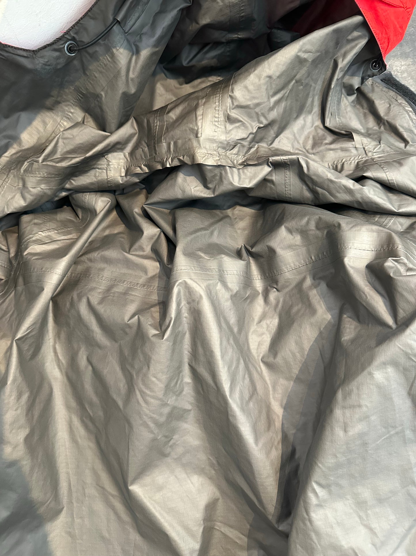Regen Jacke von Salewa (XL Damen) Goretex rot