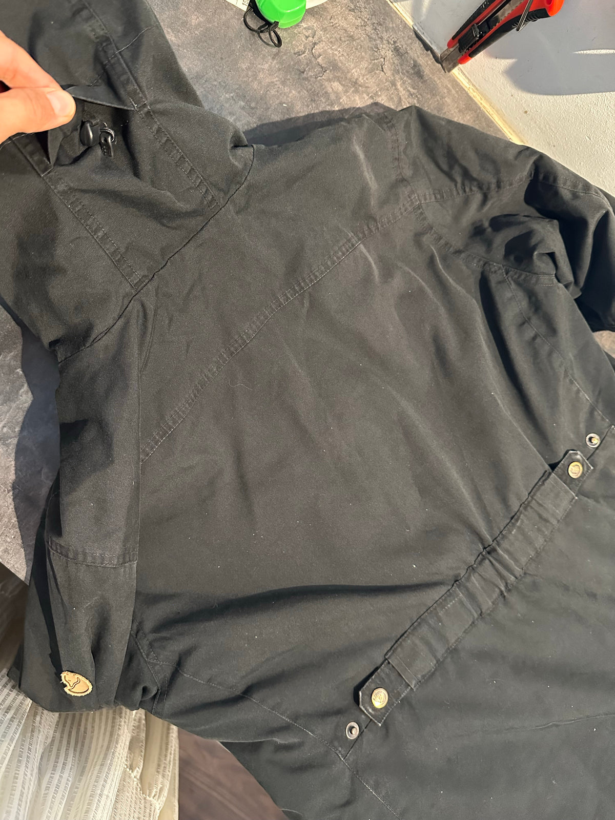 Jacke von Fjällräven (L Damen) Kiruna Parka Mantel schwarz
