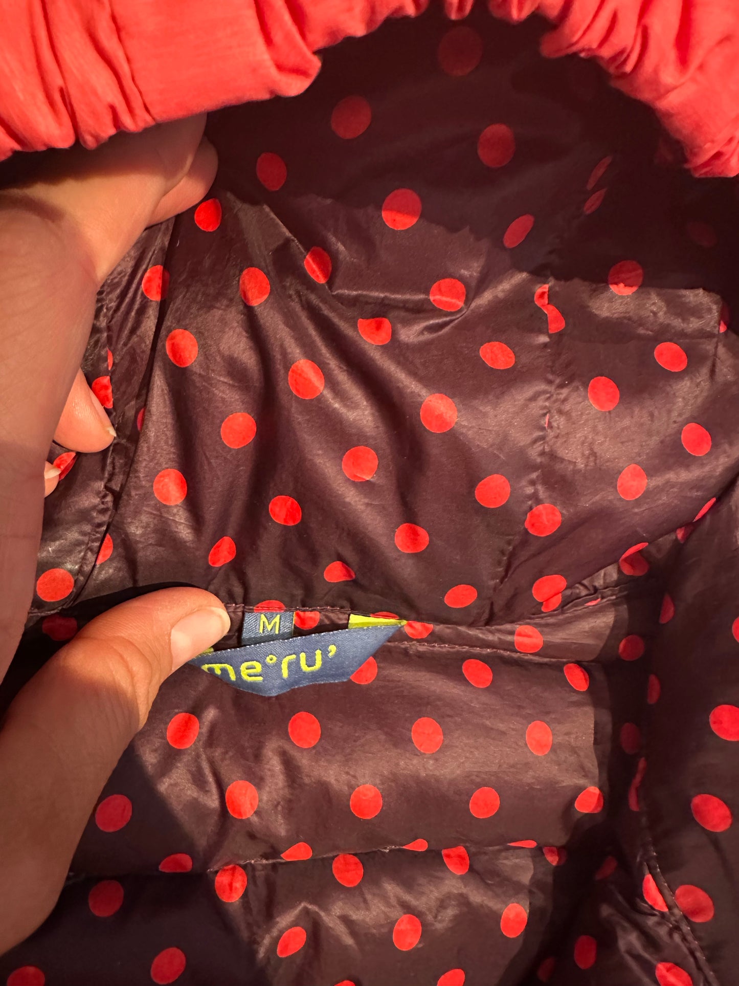 Isolations- Jacke von Meru (M Damen) korralenrot