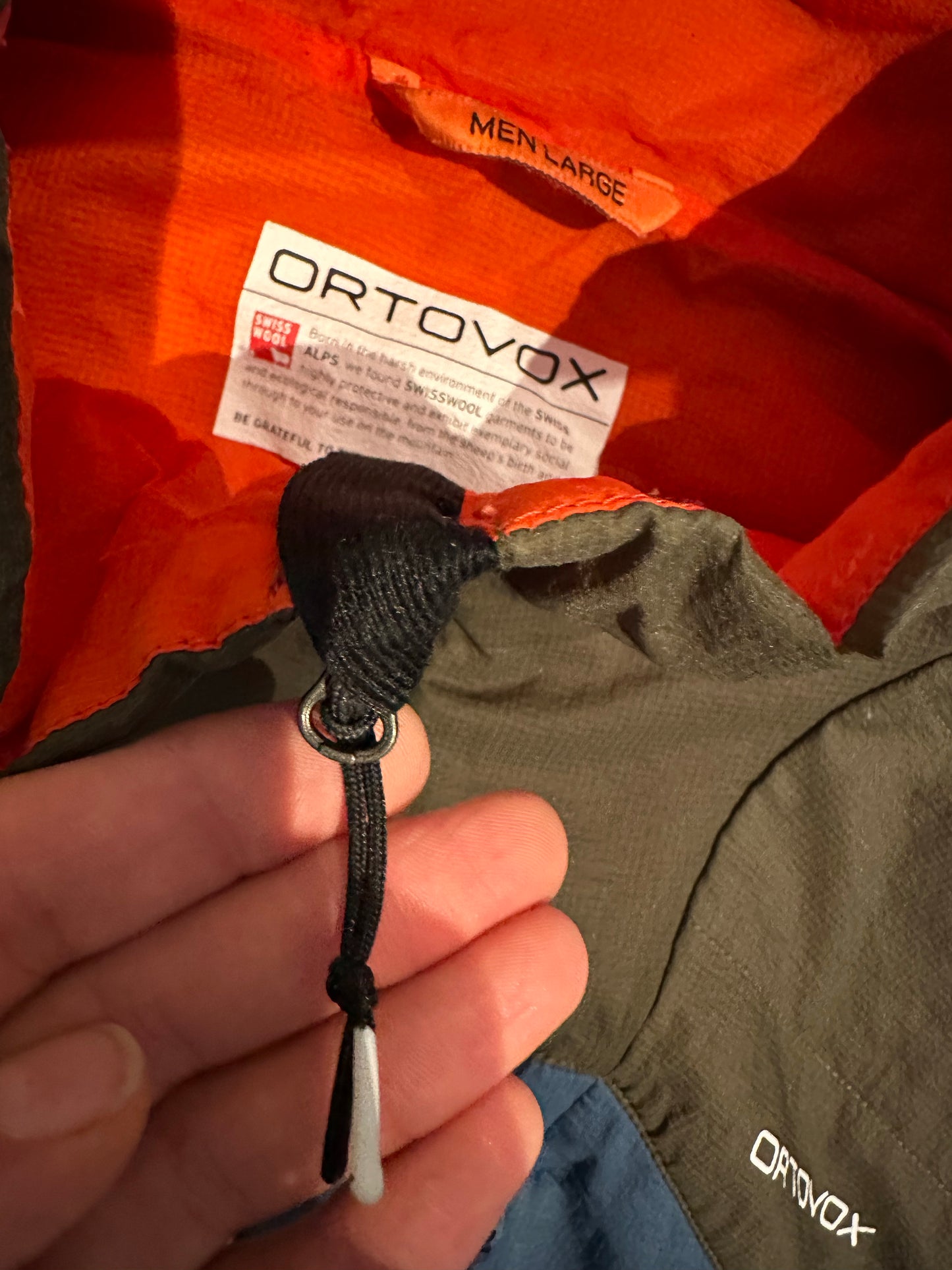 Jacke Ortovox Merino (L Herren) khaki