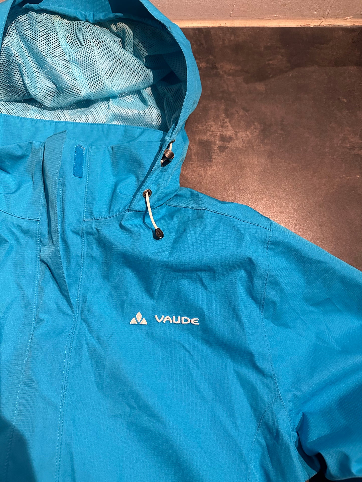 Regen Jacke von Vaude (M-L Damen ) 3-lagig blau