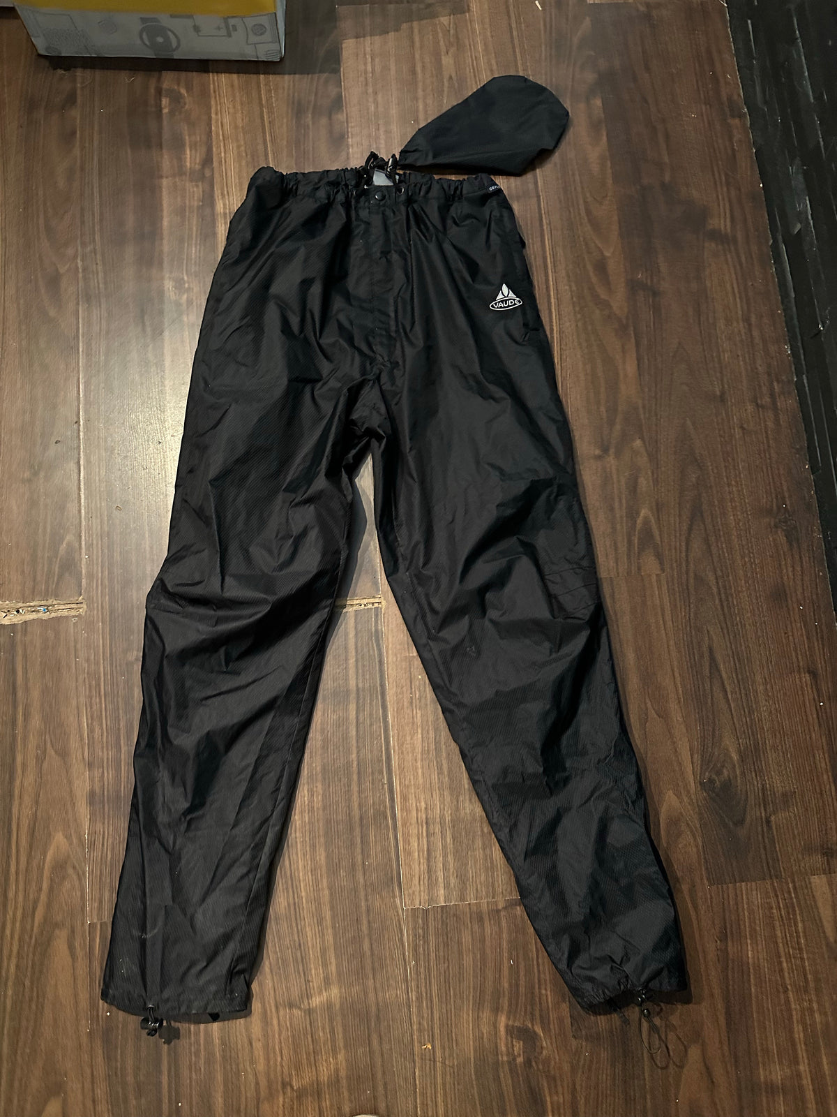 Regenhose von Vaude (M Herren) schwarz