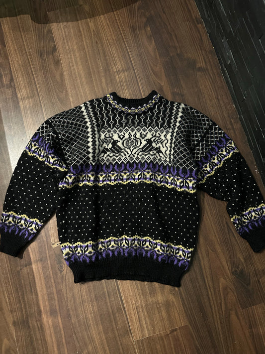 Strick Pullover Dale of Norway (L Damen) Wolle schwarz