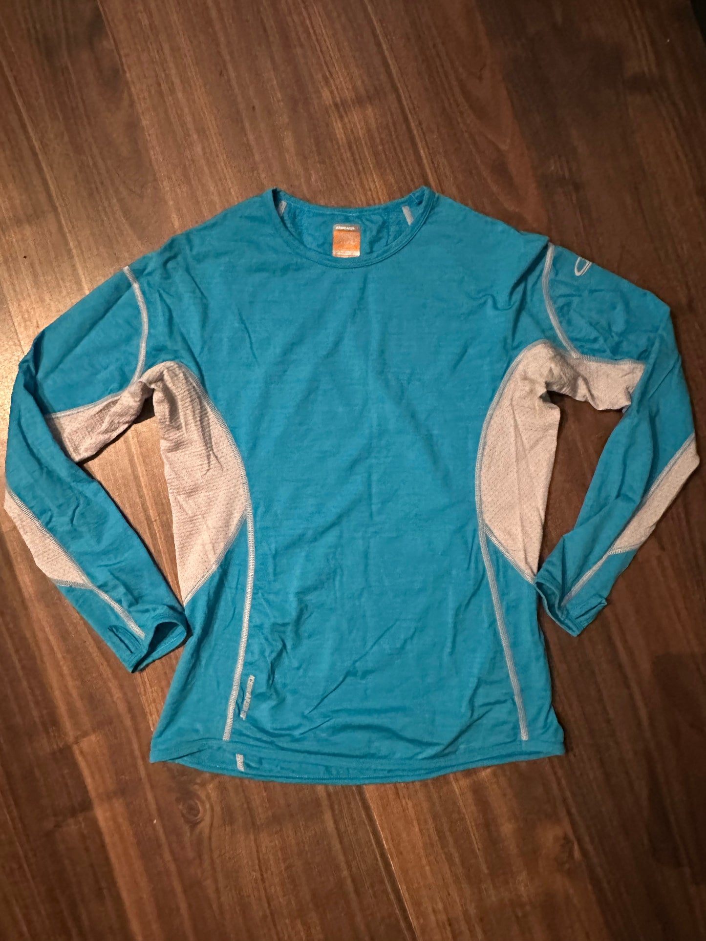 Longsleeve Icebreaker (M Damen) pure Merino 200 blau