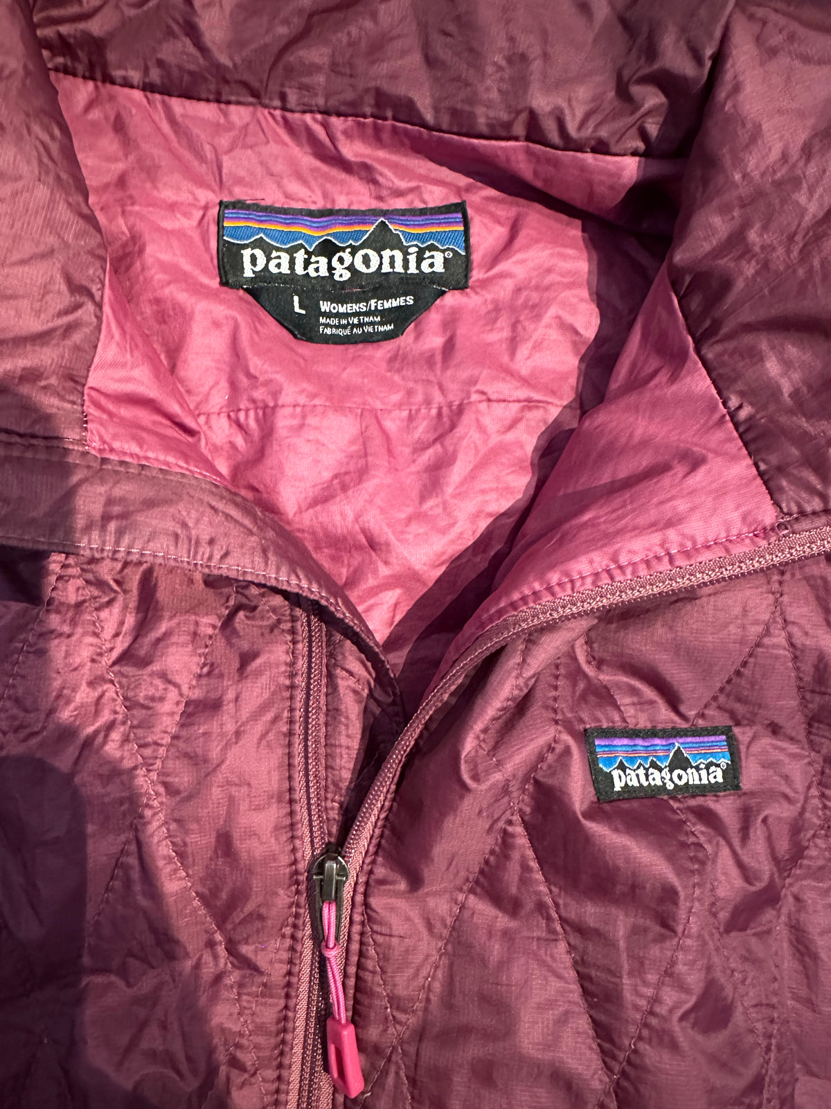 Primaloft Jacke von Patagonia (L Damen) Nano Puff lila
