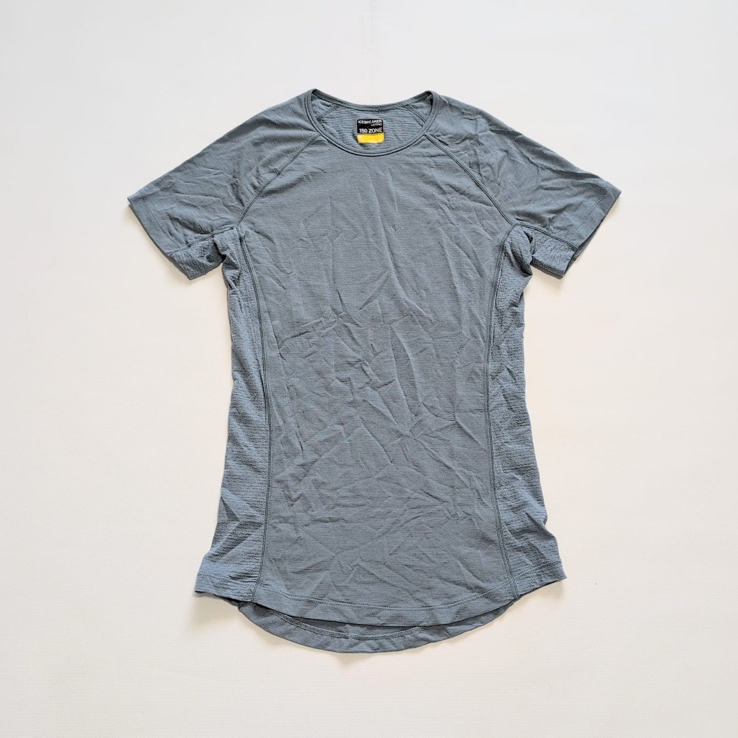 T-Shirt Icebreaker Merino 150 Zone (M Damen) Bodyfit stahlblau