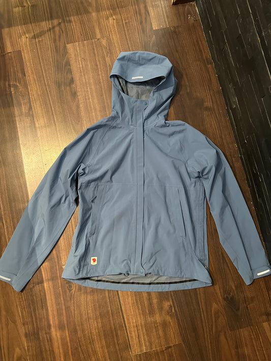 Hardshell Jacke Fjällräven (L Damen) hellblau