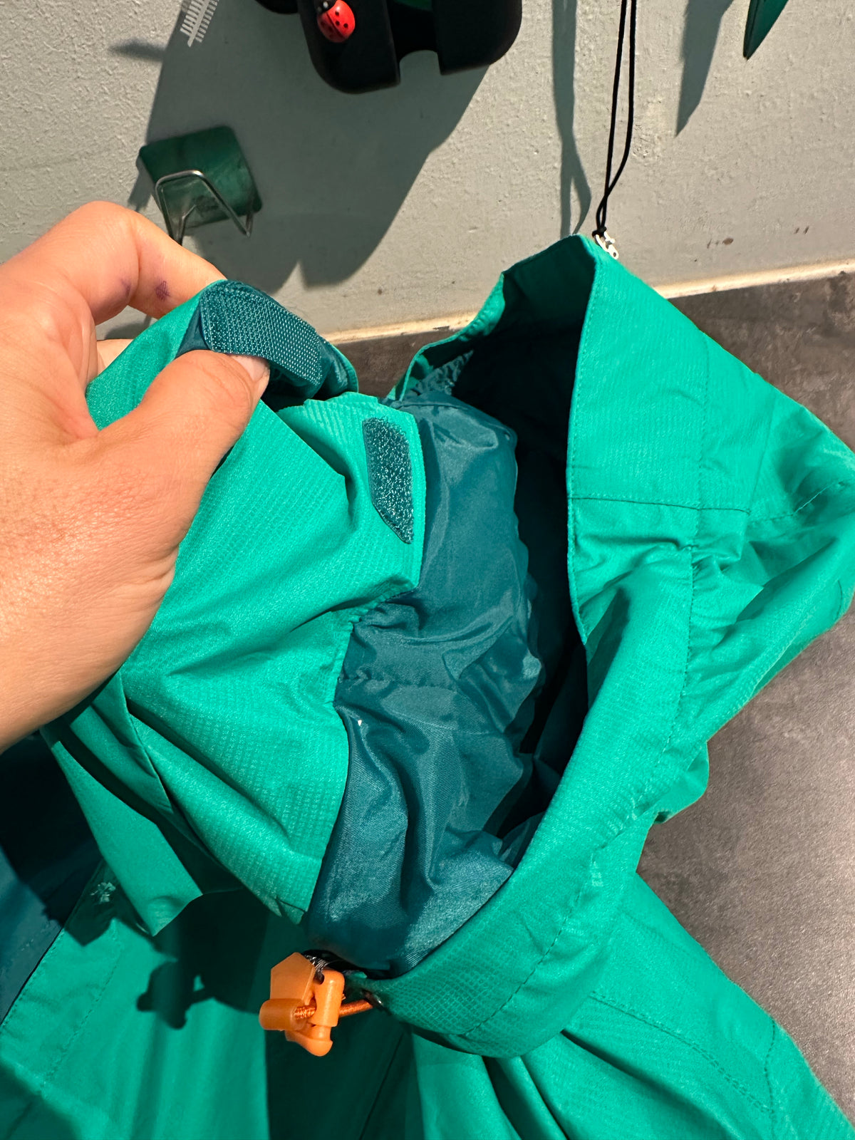 Regen Jacke Salewa PowerTex (L Damen) wasserdicht türkis