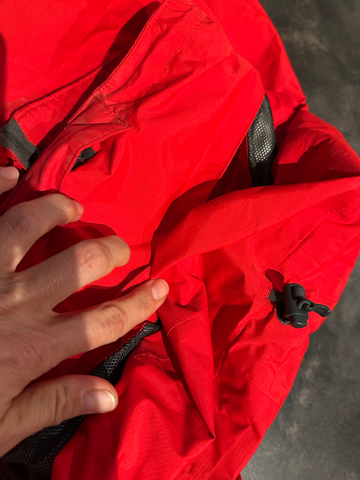 Regen Jacke Mammut (XL Herren) 3-lagig rot wasserdicht