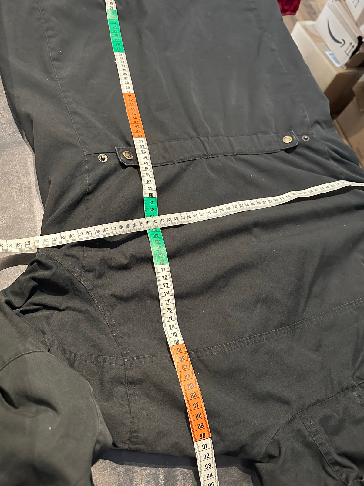 Jacke von Fjällräven (L Damen) Kiruna Parka Mantel schwarz