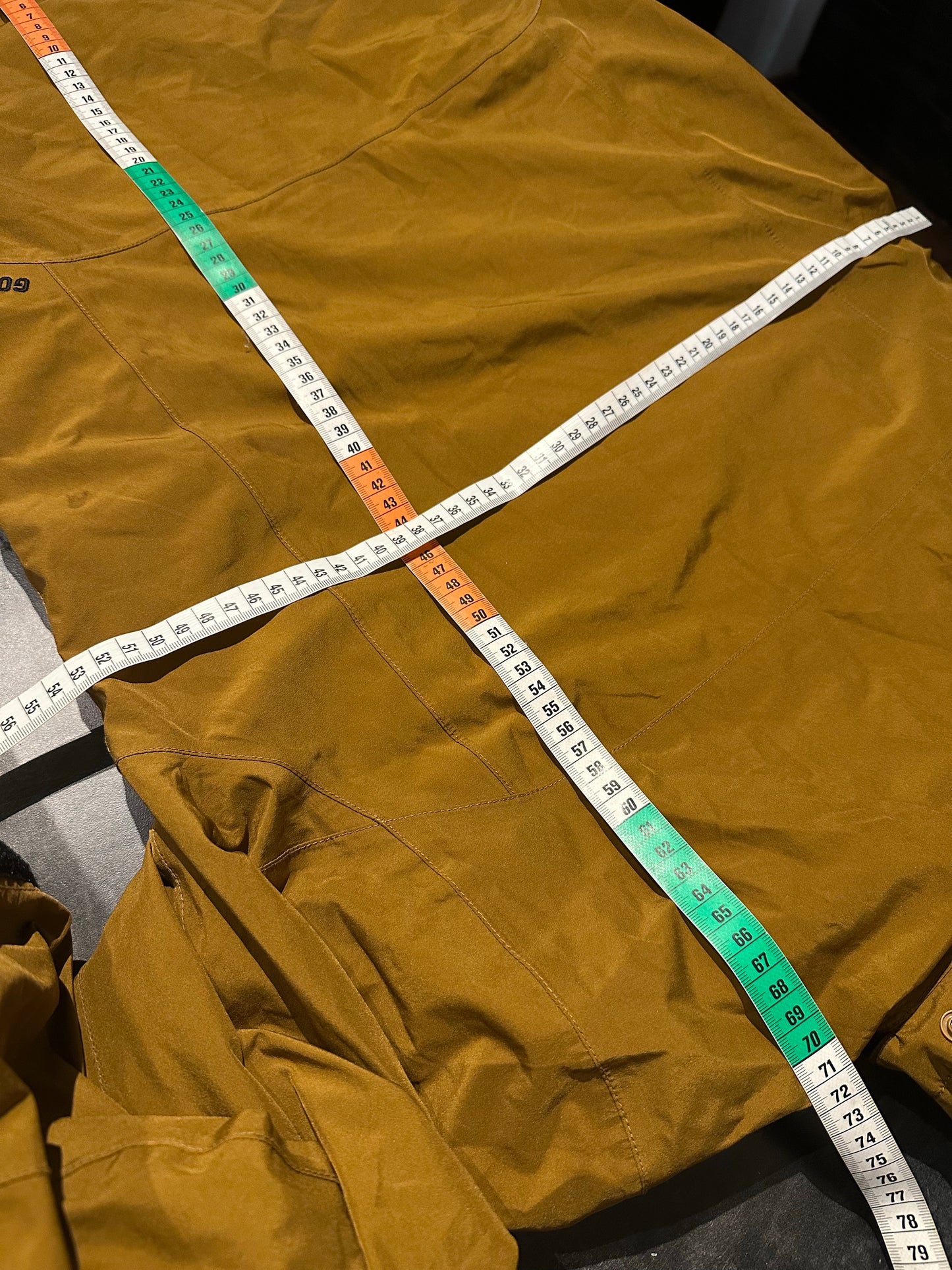 3in1 Jacke von Salewa (S Herren) wasserdicht Goretex senffarben