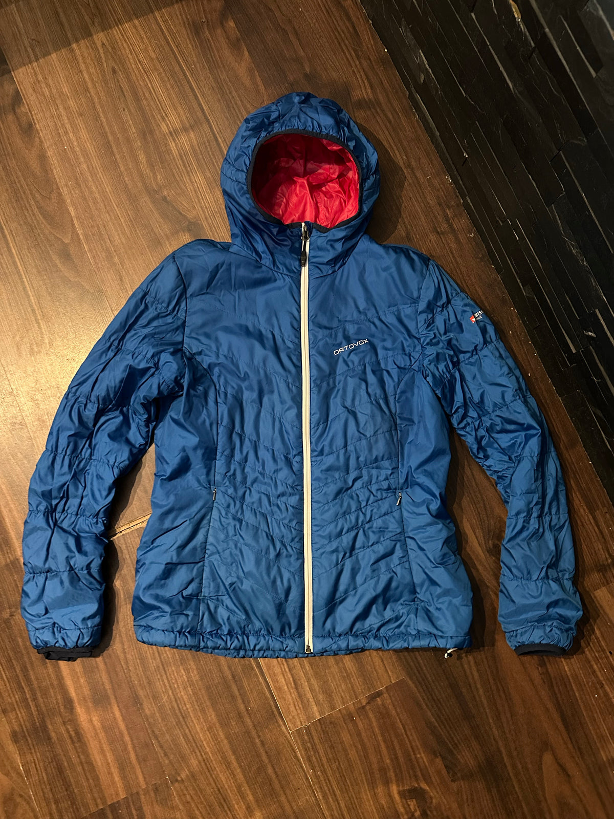 Jacke Ortovox (L Damen) Swisswool inside blau