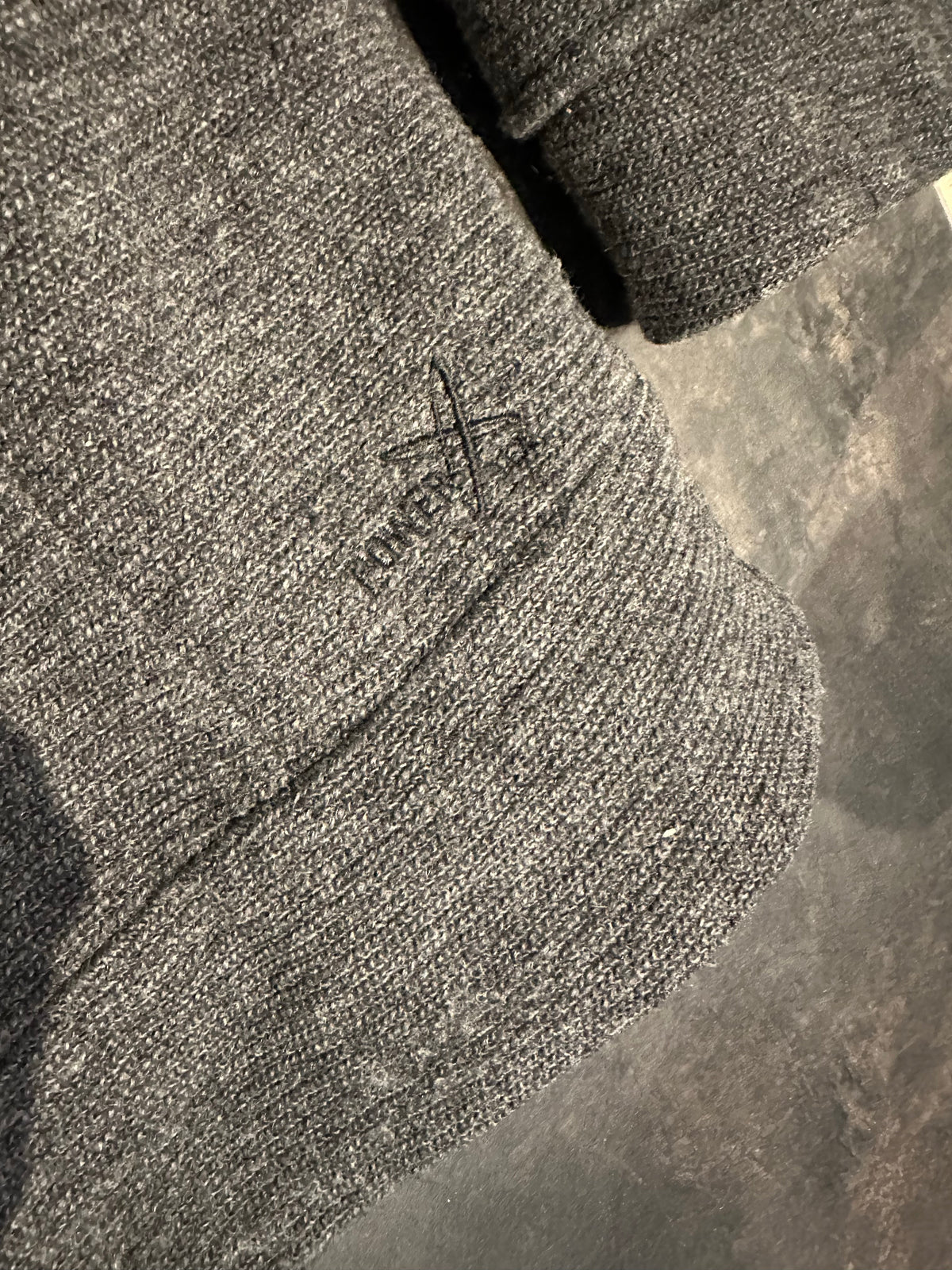 Wolljacke von Salewa (XL Herren) Parka gefüttert dunkelgrau