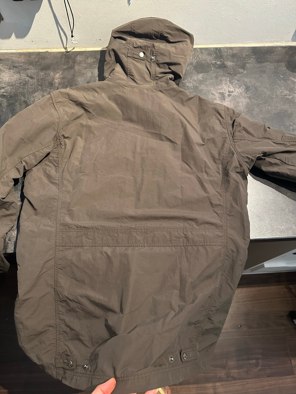 Regen Jacke Fjällräven (M Damen) anthrazit grau