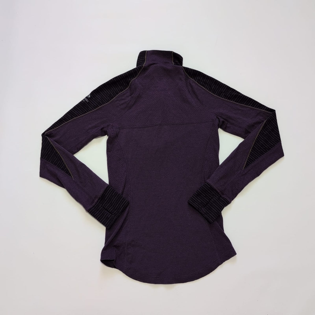 Longsleeve Icebreaker (XS Damen) Merino Neck Zip lila