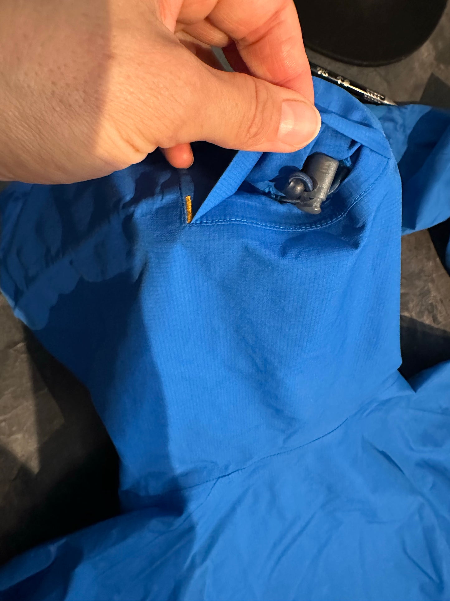 Regen Jacke von Salomon (L Herren) blau