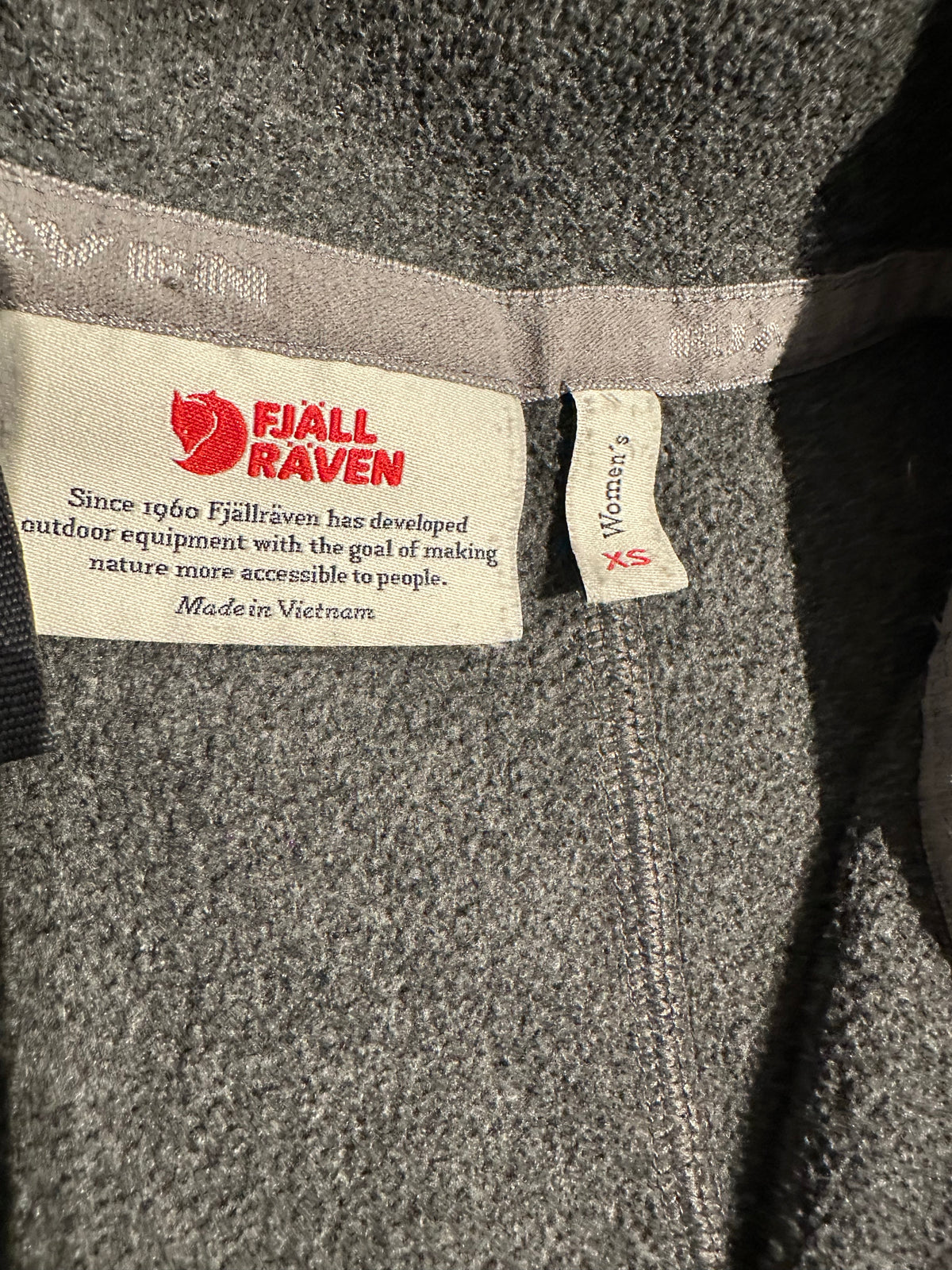 Fleece Jacke Fjällräven (XS Damen) grau