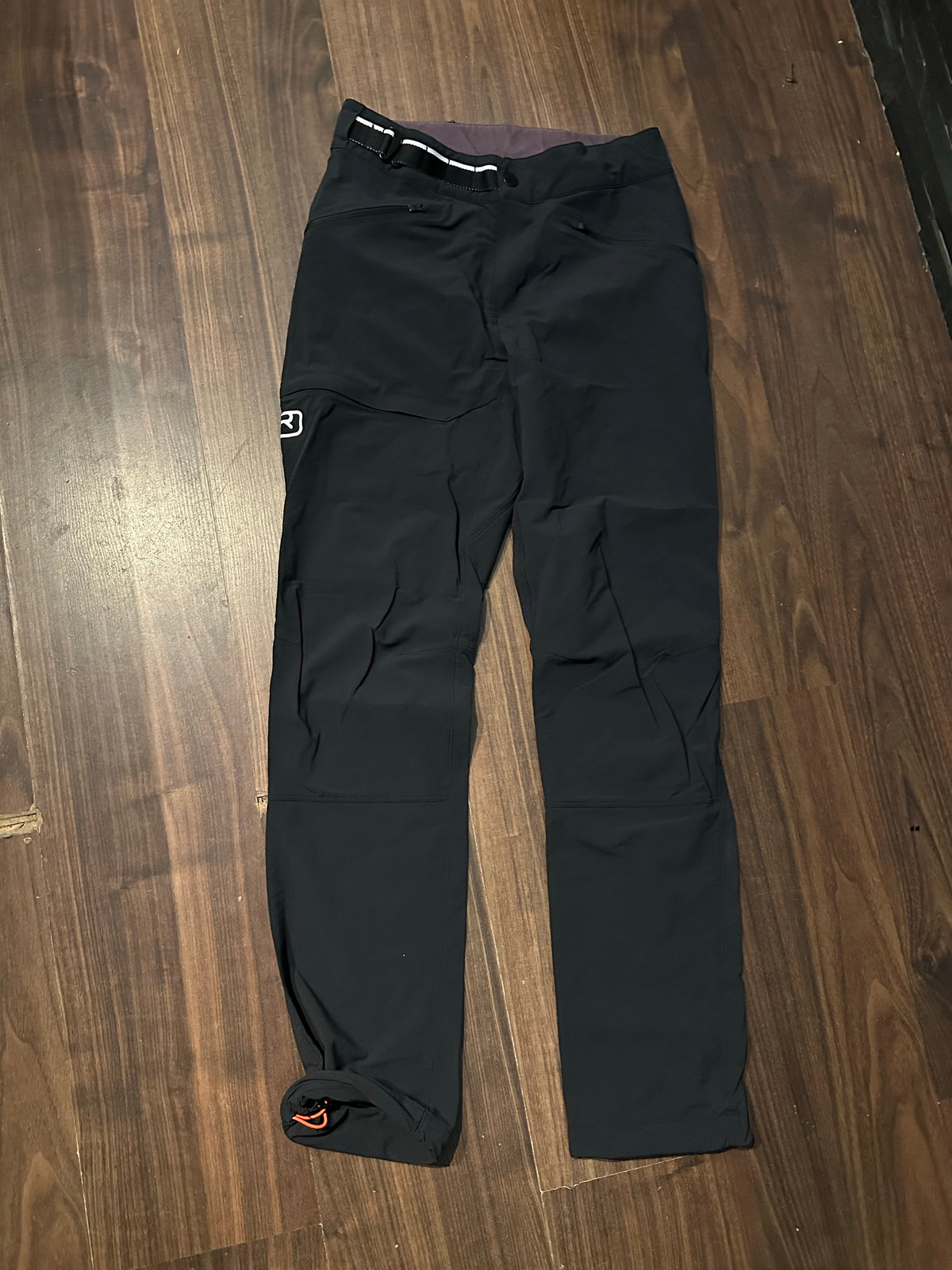Trekking Hose Ortovox Merino (S Damen) leichtes softshell schwarz