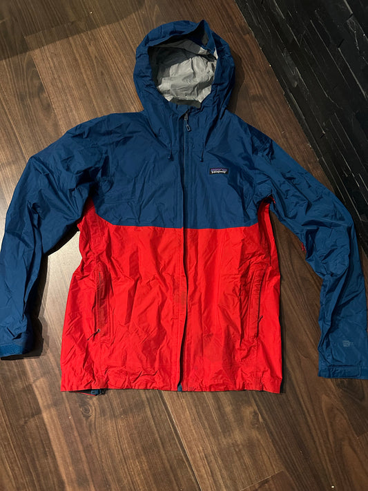 Regen Jacke Patagonia (M Herren) Torrent Shell rot blau