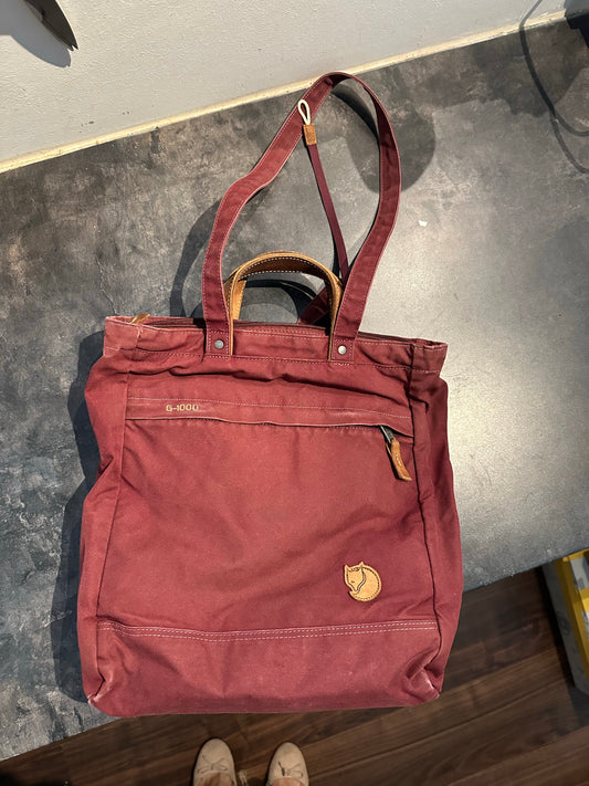 Tasche / Rucksack Fjällräven G-1000 Tote Bag No.1 Bordeaux