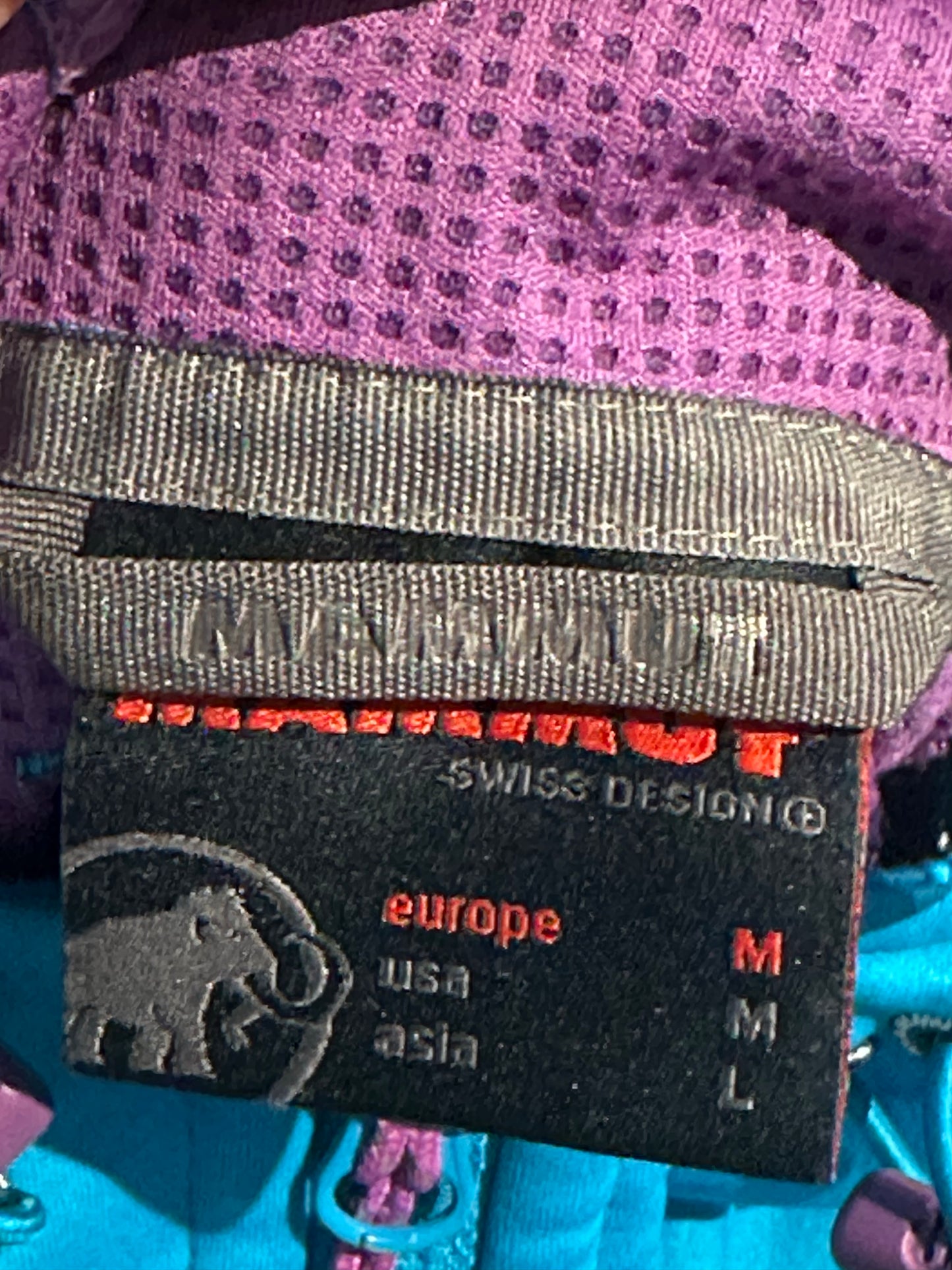 Jacke Mammut (M Damen) Windstopper Softech blau