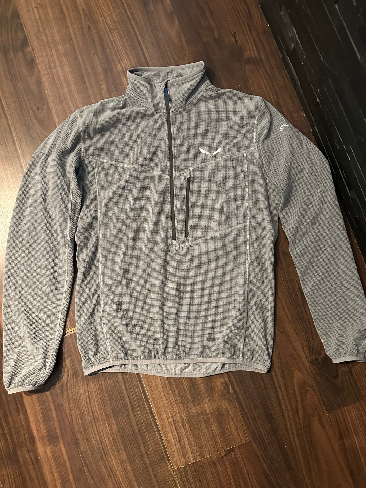 Fleece Jacke von Salewa (L Herren) Zipper grau