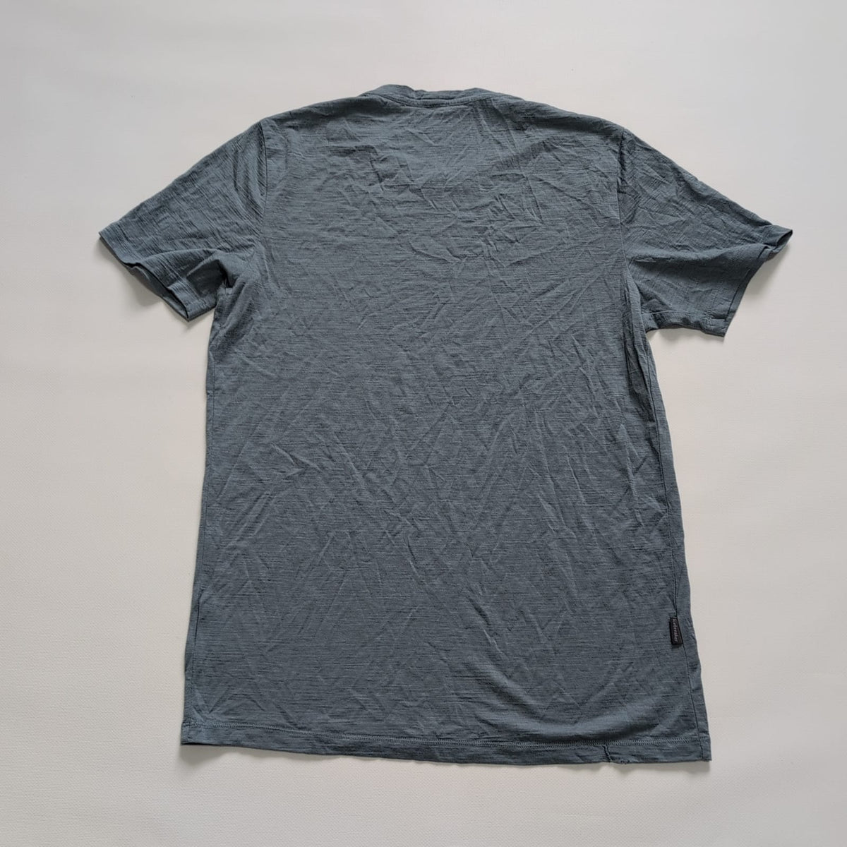 Pure Merino T-Shirt Icebreaker (M Herren) Bodyfit stahlblau