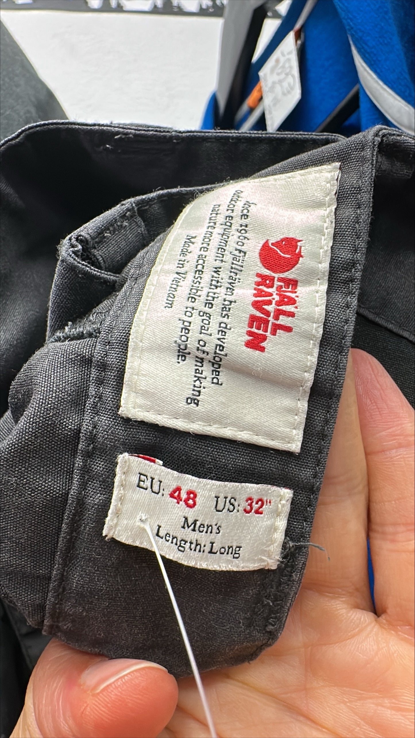 Hose von Fjällräven Vidda (M Herren) G-1000 grau schwarz