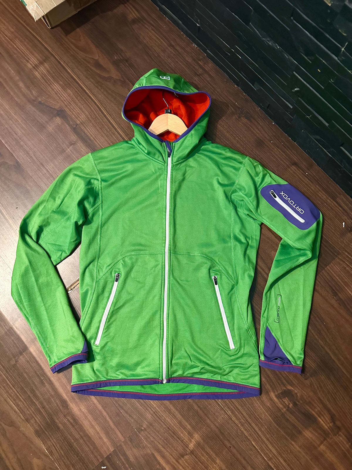 Ortovox Jacke Merino inside (S Herren) Fleece Hoodie grün