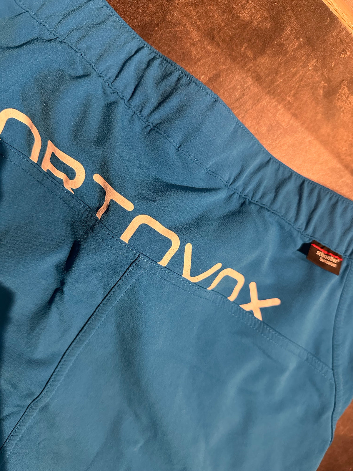 Ski Touren Hose Ortovox Merino (L Herren) blau