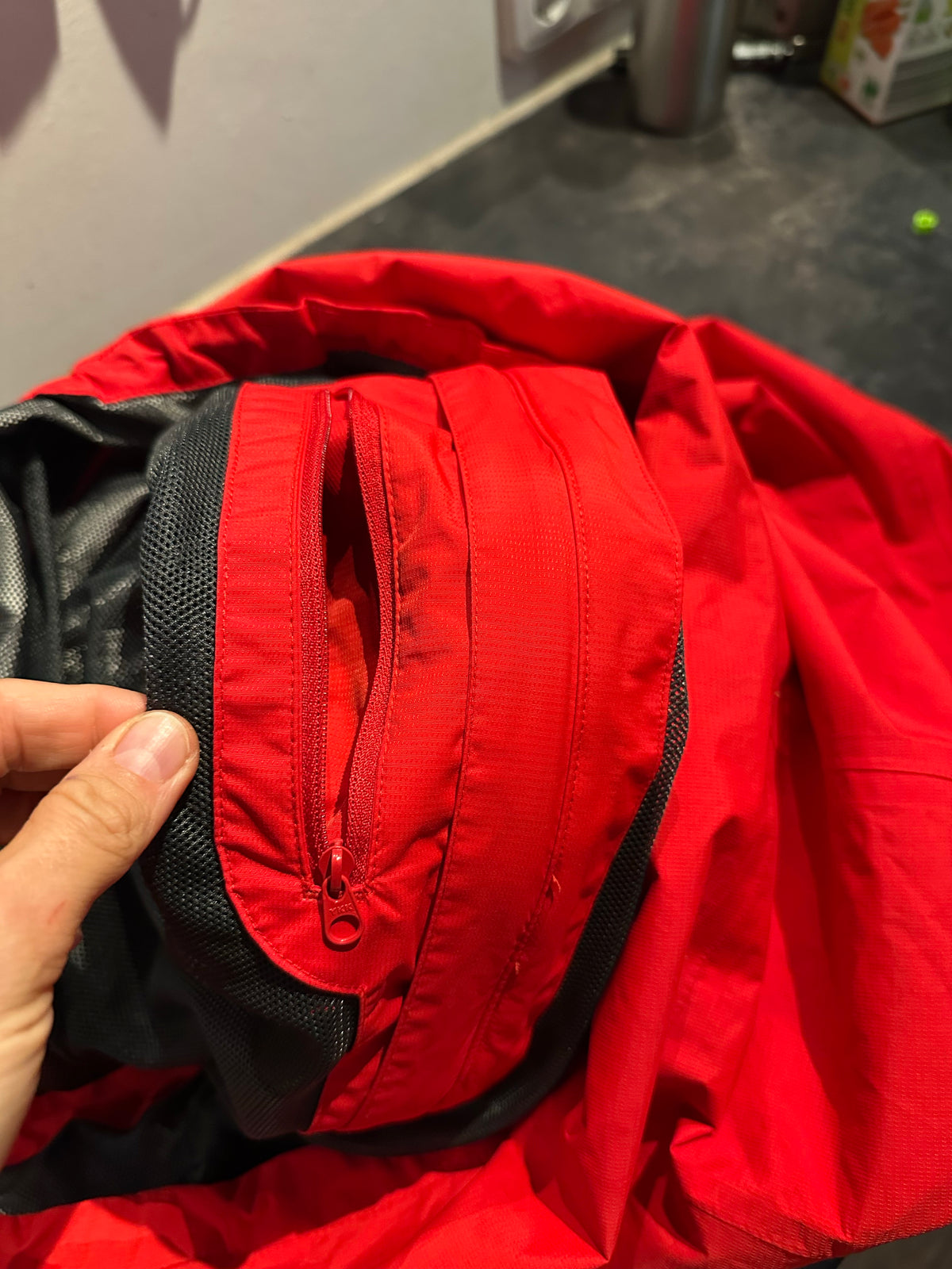 Regen Jacke Mammut (XL Herren) 3-lagig rot wasserdicht