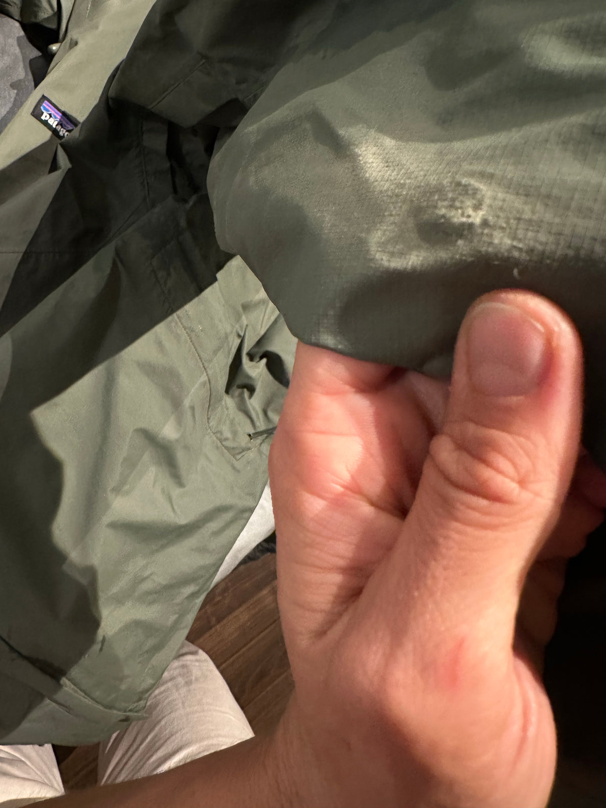 Regen Jacke Patagonia (XL Herren) grün