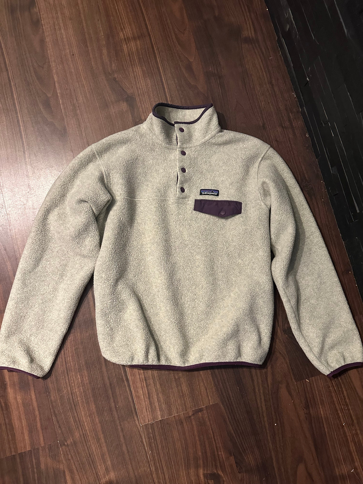 Patagonia Fleece Pullover (S Herren /M Damen) Synchilla grau
