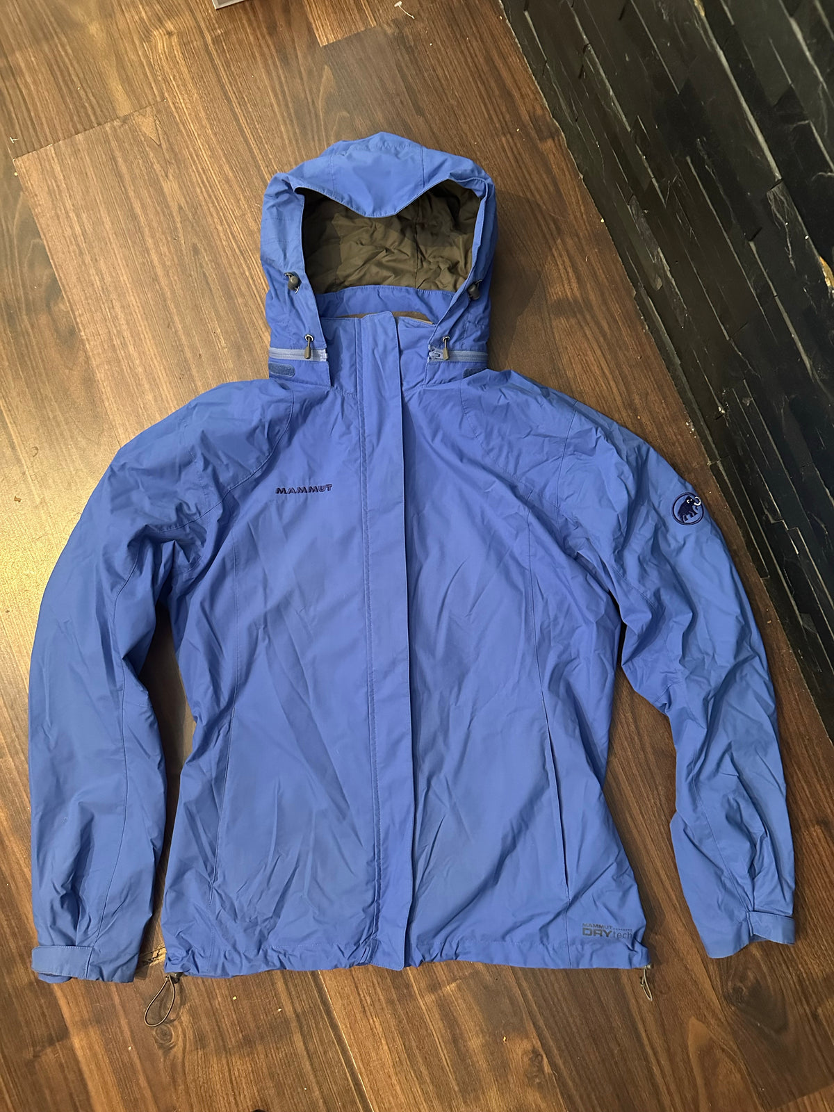 Hardshell Jacke von Mammut (M Damen) 3-lagig blau wasserdicht