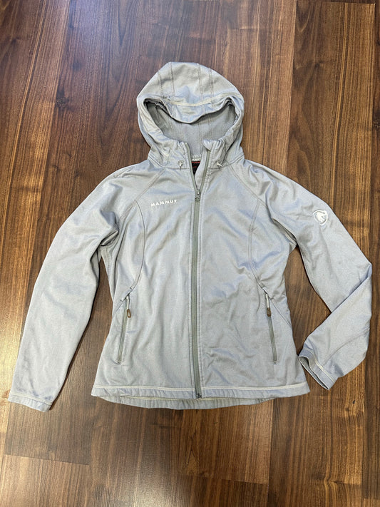 Fleece Jacke von Mammut  (S Damen) Zip Hoodie hellgrau